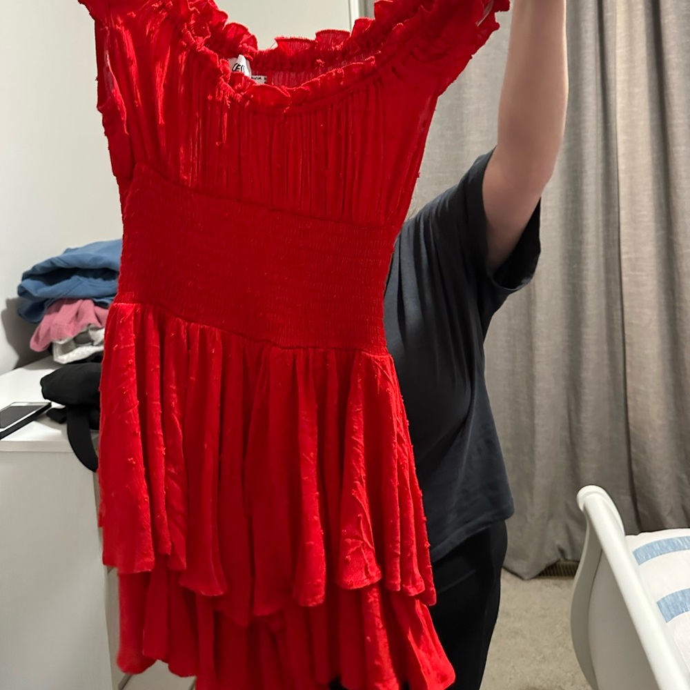 Princess polly red romper